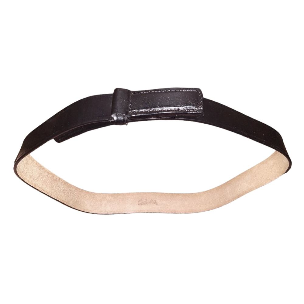 Cabela's Black Genuine Leather Belt Men's size 42